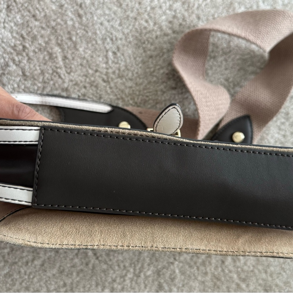 Zara limited edition leather suede shoulder bag - Picture 5 of 9